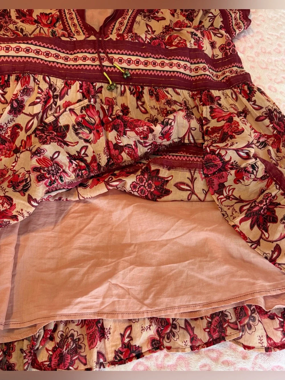 Kate Spade New York Paisley Blossom  Patio Dress Women’s Size: XL